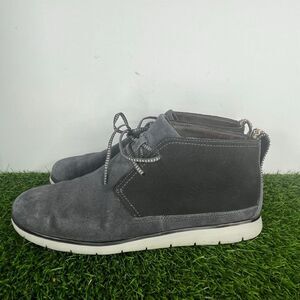 UGG Chukka Boots Men Size 10.5 Freamon Waterproof Shoes Blue Suede